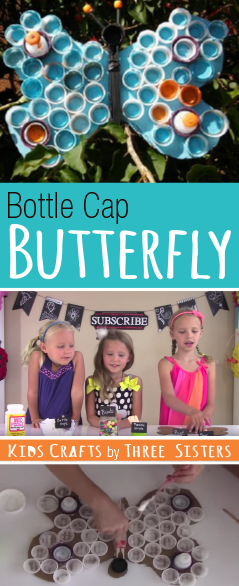 butterfly-kids-craft-bottle-cap-craft