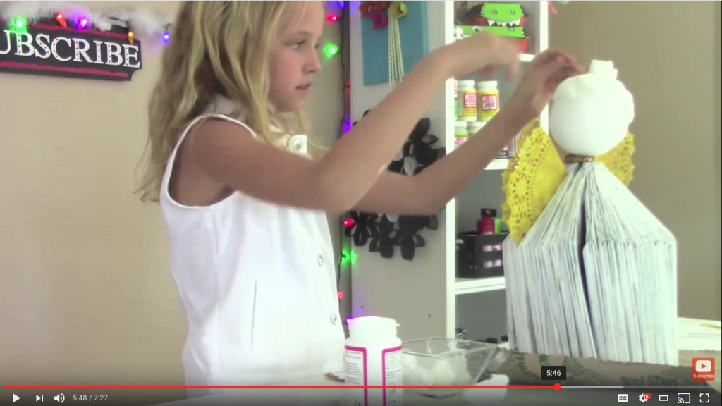 How to Make Christmas Magazine Angels Kids Crafts by Three Sisters