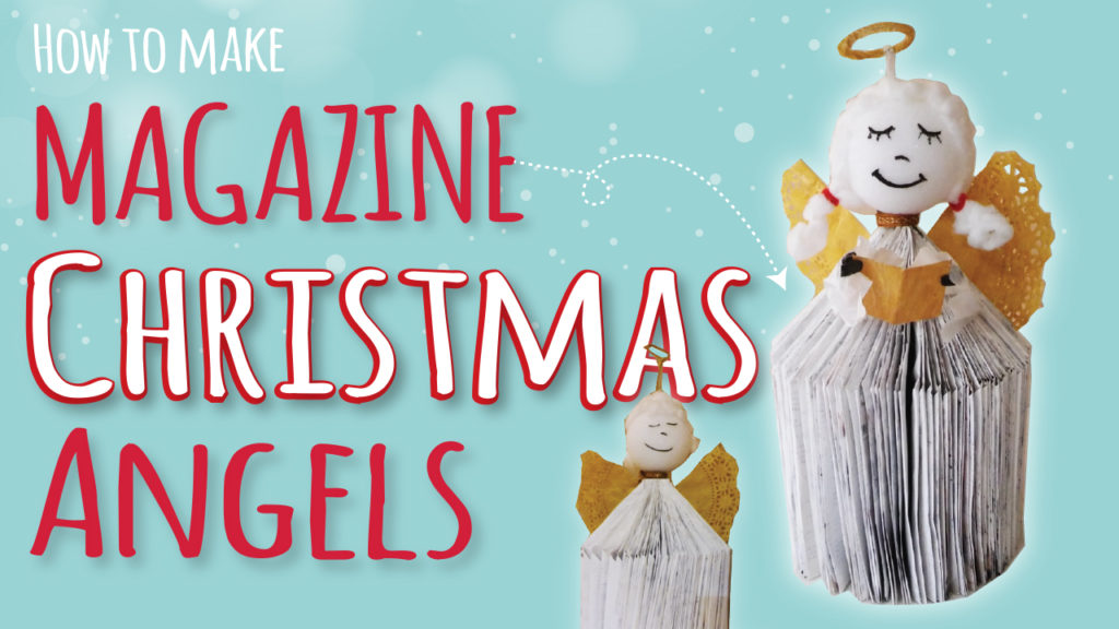 kidschristmascraftmagazineangels Kids Crafts by Three Sisters