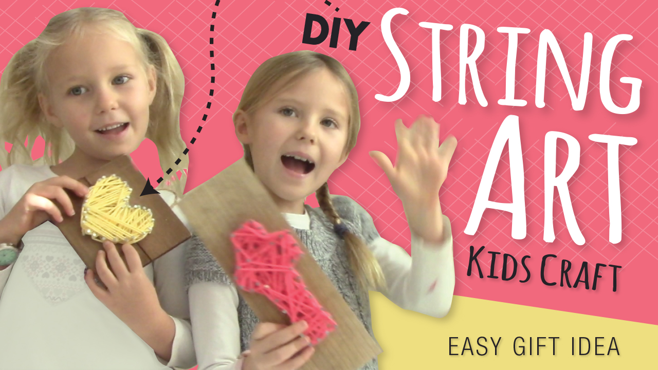 kids craft string art three sisters