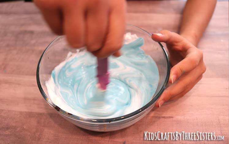 how-make-crunchy-slime-stir-shaving-creme - Kids Crafts by Three ...