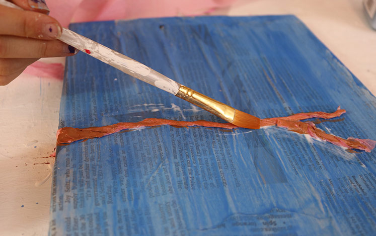paint-party-streamer-brown-tree-branch